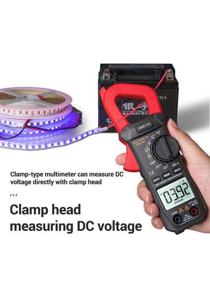ST209 Kırmızı Aneng ST209 Dijital Multimetre Pens Metre 6000 Sayım True Rms Amp Dc/ac Akım Pens Test Cihazı Metreler Voltmetre Otomatik Değişen (Yurt Dışından) modelleri