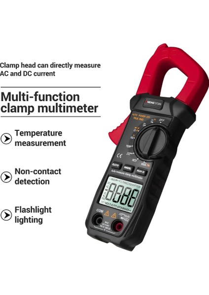 ST209 Kırmızı Aneng ST209 Dijital Multimetre Pens Metre 6000 Sayım True Rms Amp Dc/ac Akım Pens Test Cihazı Metreler Voltmetre Otomatik Değişen (Yurt Dışından) fırsatları