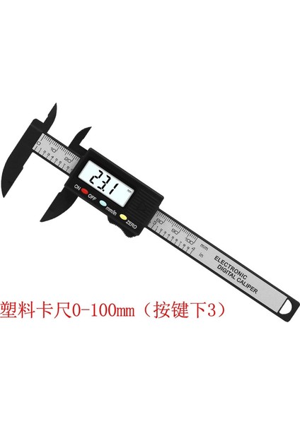 0-100MM Yüksek Hassasiyetli Elektronik Dijital Ekran Kumpas 100/150MM Plastik Ölçme Aracı Iç Çap Dış Gösterge Cetveli (Yurt Dışından) fırsatları