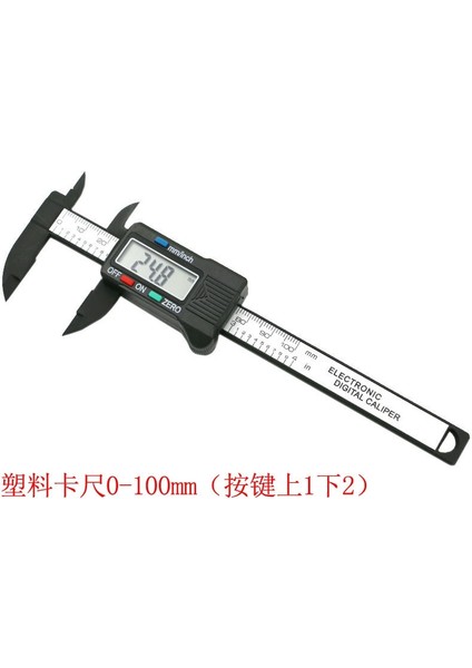 0-100MM Yüksek Hassasiyetli Elektronik Dijital Ekran Kumpas 100/150MM Plastik Ölçme Aracı Iç Çap Dış Gösterge Cetveli (Yurt Dışından) indirimleri