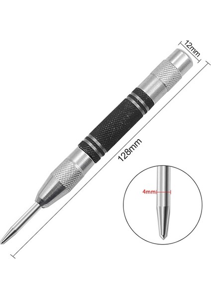 128MM Punch Seti B Otomatik Merkezi Punch Kerner Konumlandırma Yaylı Ayarlanabilir Işaretleyici Ahşap Cam Basın Dent Metal Matkap El Aletleri (Yurt Dışından) modelleri