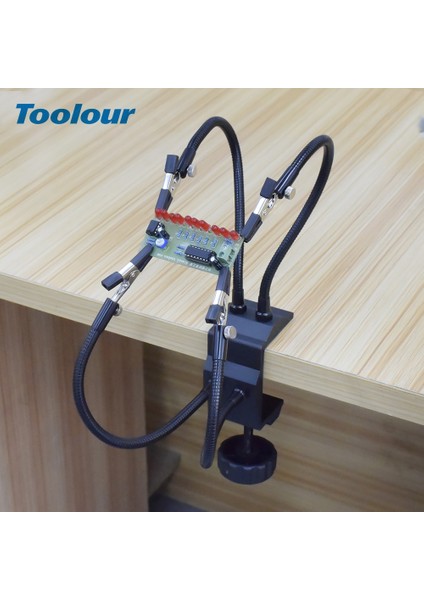 SN4B-SY2 Toolour Lehimleme Istasyonu Tutucu Masa Kelepçesi Pcb Timsah Klip Çoklu Lehimleme Yardım El Üçüncü El Aracı Kaynak Onarımı Için (Yurt Dışından)