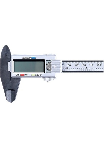 Gy Yüksek Hassasiyetli Elektronik Dijital Ekran Sürmeli Kumpas 0-150MM Plastik Ölçme Aracı Iç Çap Dış Gösterge Cetveli (Yurt Dışından)