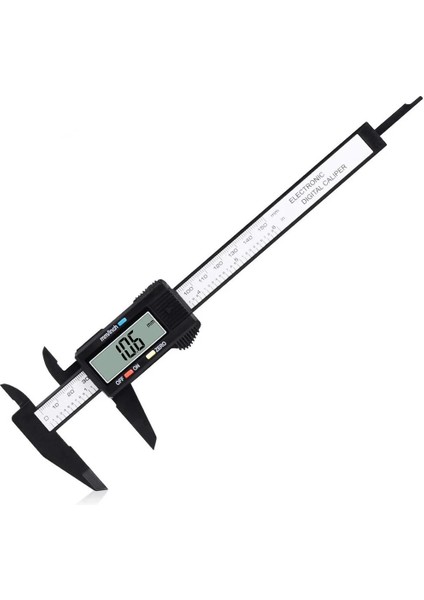 Gy Yüksek Hassasiyetli Elektronik Dijital Ekran Sürmeli Kumpas 0-150MM Plastik Ölçme Aracı Iç Çap Dış Gösterge Cetveli (Yurt Dışından) fırsatları