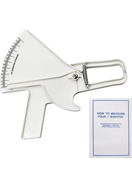 Beyaz Hassas Deri Kıvrım Kaliper Kolay Güvenilir Araç Uygulanabilir Izleme Vücut Yağını Deri Kıvrım Kalınlığında 80 Mm'ye Kadar Ölçer Dropship (Yurt Dışından) modelleri