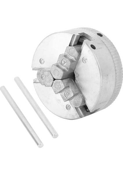 Güç Aracı Sıkma Çapı 1.8-56MM Manuel Üç Çeneli Ayna Mini Torna Ev Çinko Alaşım Ağaç Işleme Kendinden Merkezleme Dayanıklı (Yurt Dışından)