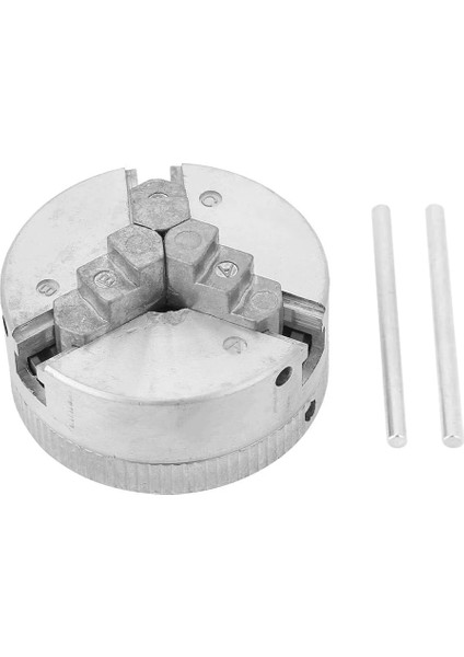 Güç Aracı Sıkma Çapı 1.8-56MM Manuel Üç Çeneli Ayna Mini Torna Ev Çinko Alaşım Ağaç Işleme Kendinden Merkezleme Dayanıklı (Yurt Dışından)