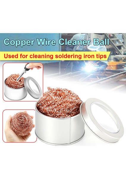 Havya Ucu Temizleme Topu Temizleyici Sünger Lehim Sökme Kaynak Demiri Örgü Filtre Temizleme Memesi Ucu Metal Tel Teneke Sökücü (Yurt Dışından) fiyatları