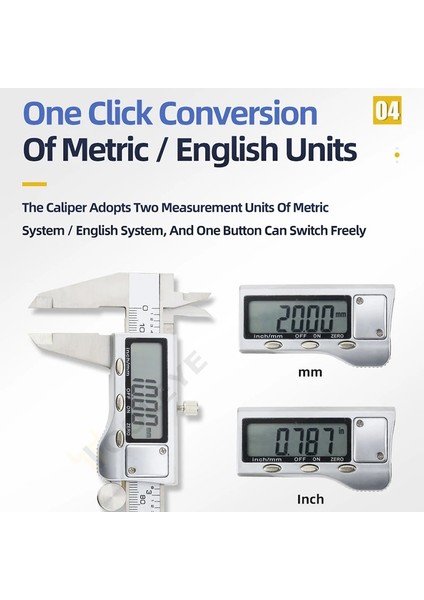 Kutu Metal Kumpas Metal Dijital Kumpas Sürmeli Kumpaslar Paslanmaz Çelik Elektronik Mikrometre Cetvel Derinlik Ölçme Aracı Ölçer Enstrüman 0-150MM (Yurt Dışından) indirimleri