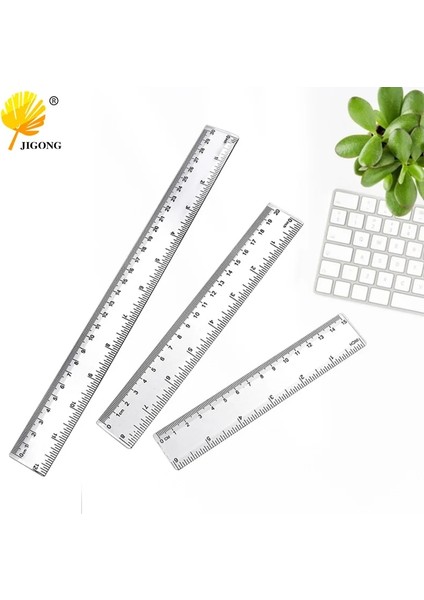 0-15CM 1 Adet Plastik Düz Cetvel Şeffaf Cetvel 0-15CM 0-20CM 0-30CM Çizim Aracı Öğrenci Çizim Kırtasiye Okul Ölçme (Yurt Dışından)