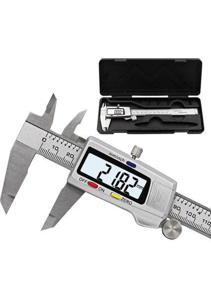 Siyah Dijital Sürmeli Kumpaslar 0-150MM LCD Elektronik Kumpas Karbon Fiber Ölçer Yükseklik Ölçüm Araçları Aletleri Mikrometre (Yurt Dışından) fiyatları