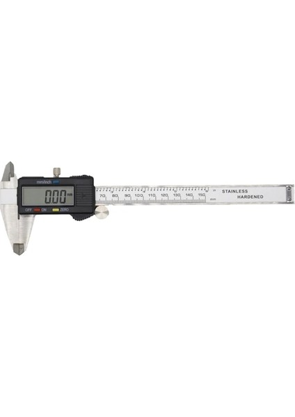 Sadece Bir Kumpas 150 mm Dijital Elektronik Sürmeli Kumpas Mikrometre 6 Inç Geniş Ekran LCD Ekran Paslanmaz Çelik Metal Kumpas Ölçüm Aleti (Yurt Dışından)