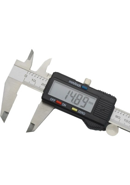 Sadece Bir Kumpas 150 mm Dijital Elektronik Sürmeli Kumpas Mikrometre 6 Inç Geniş Ekran LCD Ekran Paslanmaz Çelik Metal Kumpas Ölçüm Aleti (Yurt Dışından)