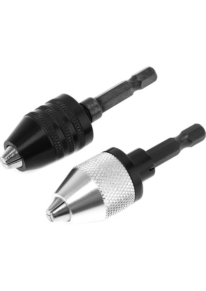 Siyah 0.3mm-6.5mm Büküm Matkap Chuck Tornavida Darbeli Sürücü Adaptör Matkap Uçları Elektrikli Öğütücü Elektrikli El Aletleri Için 1/4 Hex Shank ile (Yurt Dışından) modelleri