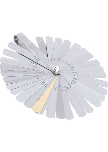 Feeler Ölçer 32 Bıçak Kombinasyonu Feeler Ölçer Metrik/emperyal Boşluklu Dolgu 0.04-0.88MM Kalınlık Ölçer Ölçme Aletleri (Yurt Dışından) fiyatları
