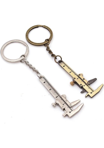 Bronz 0-4 cm Mini Sürmeli Kumpas Anahtarlık Anahtarlık Tarzı Simülasyon Modeli Cetvel Anahtarlık Kolye Ölçme Ölçme Araçları (Yurt Dışından) fiyatları