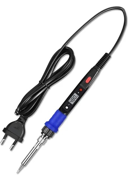 Siyah 80W 220V,AB Outmotd 80W Elektrikli Havya Seti LCD Dijital Ekran Ayarlanabilir Sıcaklık 220V/110V Kaynak Araçları (Yurt Dışından)