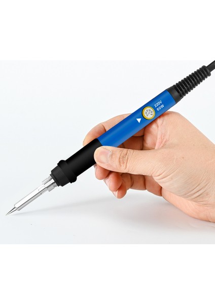 1 Parça Set Ingiltere Ayarlanabilir Sıcaklık Elektrikli Havya Kaynak Aracı Seti Seti 110 V/220 V Havya 60 W Onarım Aracı Komple Set (Yurt Dışından)