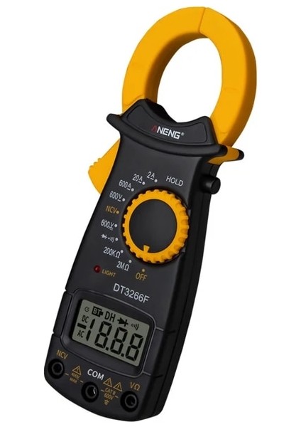 Sarı Aneng DT-3266F Dijital Amper Pens Metre Multimetre Direnç Kapasite Ohm Akım Gerilim Test Cihazı True Rms Voltmetre Ampermetre (Yurt Dışından)