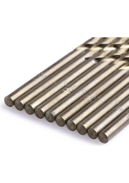 Kahverengi 10X Dayanıklı Dökme Demir Sert Plastik Hss Büküm Matkap Uçları Seti Yuvarlak Şaft Kaplamalı Yüzey Sondaj Ağaç Işleme Için (Yurt Dışından) modelleri