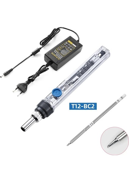 1 Adet Havya Ab T12 Havya Taşınabilir Bga Rework Istasyonu Mini Elektrikli Havya DC12-24V 72W Ayarlanabilir Sıcaklık Kaynak Aracı (Yurt Dışından)