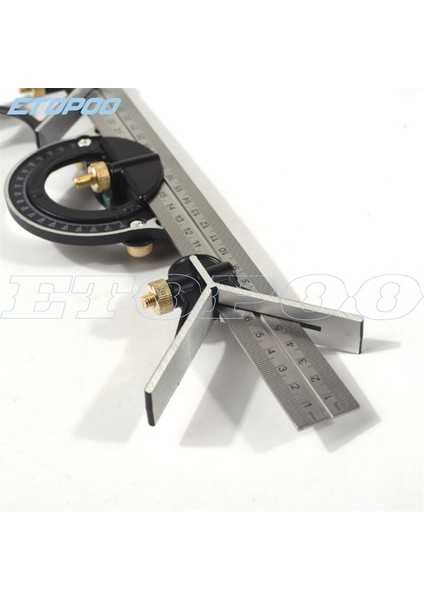 7 Inç Siyah Type1 0-300MM Profesyonel Marangoz Aletleri Kombinasyonu Kare Açı Cetvel Paslanmaz Çelik Iletki Çok Fonksiyonlu Ölçme Aracı (Yurt Dışından) fırsatları