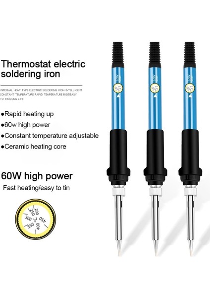 9 Adet Set B Abd 60W Elektronik Havya Ayarlanabilir Sıcaklık Cautin 110V 220V Abd/ab/ingiltere Mini Kolu Kalay Kaynak Makinesi Lehimleme Kiti (Yurt Dışından) modelleri