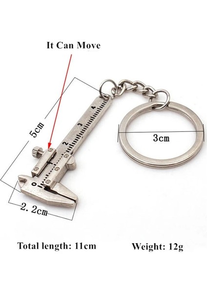 Bronz 0-4 cm Mini Sürmeli Kumpas Anahtarlık Anahtarlık Tarzı Simülasyon Modeli Cetvel Anahtarlık Kolye Ölçme Ölçme Araçları (Yurt Dışından) modelleri