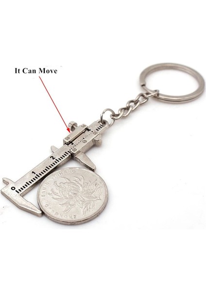 Bronz 0-4 cm Mini Sürmeli Kumpas Anahtarlık Anahtarlık Tarzı Simülasyon Modeli Cetvel Anahtarlık Kolye Ölçme Ölçme Araçları (Yurt Dışından) fırsatları