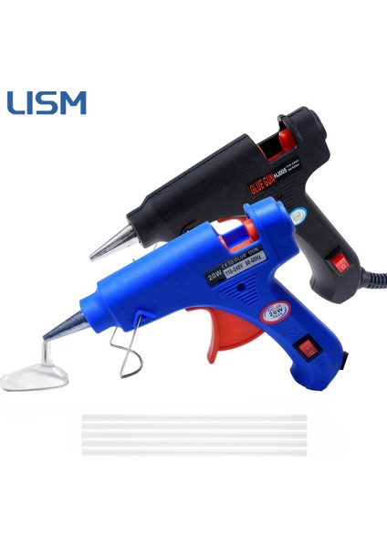 Sarı 20W, Abd 20W Sıcak Tutkal Tabancası ile 7mm Tutkal Çubukları Hızlı Isınma Endüstriyel Yüksek Sıcaklık Erime Tutkal Aracı Elektrikli Tutkal Tabancası (Yurt Dışından) fiyatları