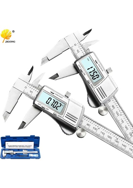 Siyah Kumpas Kutusu Ölçme Aracı Paslanmaz Çelik Dijital Kumpas 6 "0-150MM Ölçme Cihazı Sürmeli Kumpaslar (Yurt Dışından) fiyatları