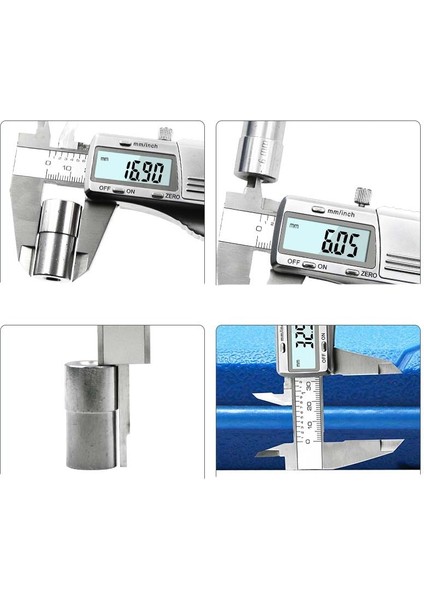 Siyah Kumpas Kutusu Ölçme Aracı Paslanmaz Çelik Dijital Kumpas 6 "0-150MM Ölçme Cihazı Sürmeli Kumpaslar (Yurt Dışından) fırsatları