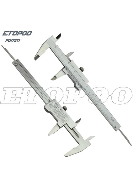 0-100MM Mini Sürmeli Kumpas 0-40MM 70MM 100MM 150MM Sertleştirilmiş Metrik Makinist Kaydırıcı Kumpas 0-70MM Kalınlık Ölçer Ölçüm Araçları (Yurt Dışından) modelleri