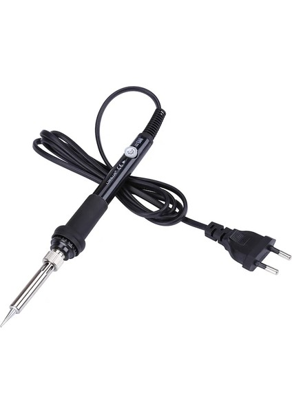 Siyah 220V Ayarlanabilir Sıcaklık Elektrikli Havya 220V 60W Fer A Souder Hızlı Isıtma Lehim Demir Elektronik Kaynak Aracı (Yurt Dışından)