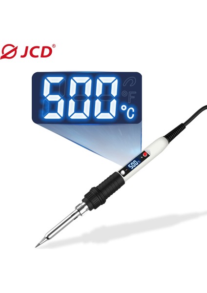 Beyaz 110V Us Plug, Kaynak Uçlu Jcd 80W Elektrikli Havya Seti Ayarlanabilir Sıcaklık 110V 220V LCD Kaynak Aleti Seramik Isıtıcı Havya ve Kalay Tel (Yurt Dışından) fırsatları