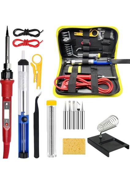 Siyah Abd Plug 110 V 80 W Ayarlanabilir Sıcaklık Elektrikli Havya Kiti LCD Kaynak Aracı Seramik Isıtıcı Havya Isı Kalem Onarım Araçları (Yurt Dışından) modelleri