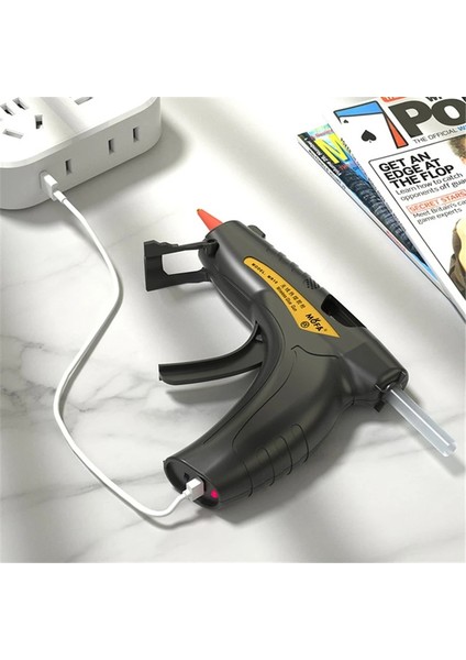 Black-2pcs Sopa 3.7V Lityum Elektrikli Sıcak Eriyik Tutkal Tabancası Taşınabilir Kablosuz Şarj Edilebilir Isı Sıcaklığı Tabancası ile 2 Adet 7mm Tutkal Sopa Aplikatör (Yurt Dışından) fırsatları