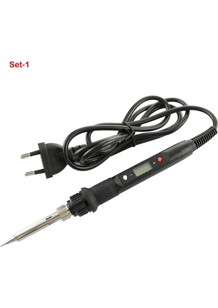 Set-1 220V Ab Tak 80W Ayarlanabilir Sıcaklık Elektrikli Havya Kiti 220V 110V Kaynak Lehim Rework Istasyonu Isı Kalem Kaynak Lehim Araçları (Yurt Dışından)