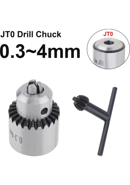 5mm Çubuk 0.3-4mm Jto Matkap Pens Chuck ile 1/4 ''chuck Iç Delik Çapı Altıgen Anahtar Anahtarı Jt0 Adaptörü ile Dıy Elektrikli Matkap (Yurt Dışından)