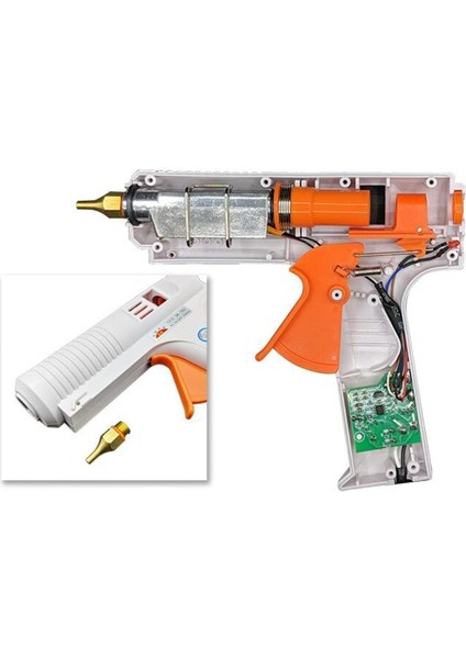 Beyaz Abd 110 W Sıcak Tutkal Tabancası Ayarlanabilir Yüksek Sıcaklık Tutkal Tabancası Greft Onarım Aracı Isı Tabancası AC110-240V 11MM Tutkal Çubuğu (Yurt Dışından) indirimleri