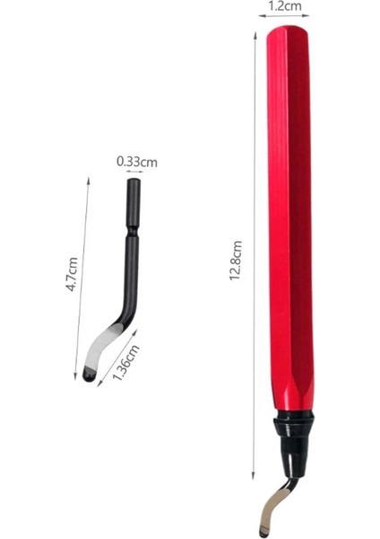 1 Takım Kırmızı RB1000 Kolu Çapak Metal Çapak Alma Aracı Kolu Sökücü Kesme Aleti 10 Adet Döner Çapak Alma Bıçağı Deburred Için Luminyum Bakır (Yurt Dışından) modelleri