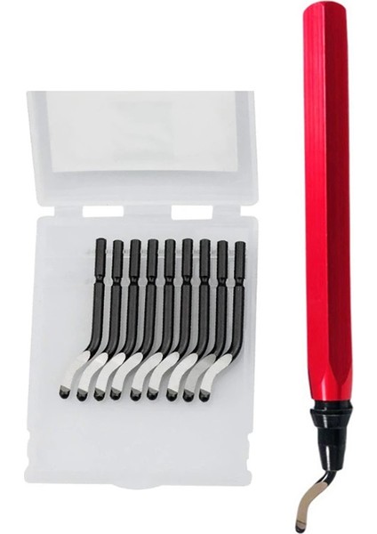 1 Takım Mavi RB1000 Kolu Çapak Metal Çapak Alma Aracı Kolu Sökücü Kesme Aleti 10 Adet Döner Çapak Alma Bıçağı Deburred Için Luminyum Bakır (Yurt Dışından) fiyatları