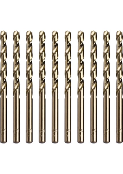 Kahverengi 10 Adet Hss Yüksek Hızlı Çelik Mini Matkap Uçları Sondaj Delikleri Için Dayanıklı Demir Dışı Metal (Yurt Dışından)