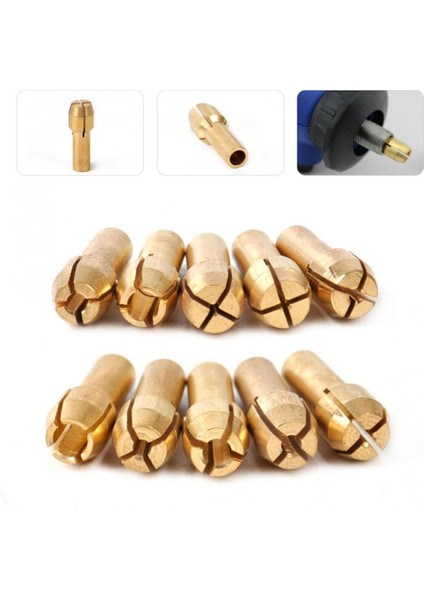 10 Adet/grup Mini Matkap Pirinç Ayna Pens Matkap Ucu 0.5/ 0.8/ 1.0/ 1.2/1.5/ 1.8/ 2.0/ 2.4/ 3.0/ 3.2mm Set Fit Somun (Yurt Dışından)