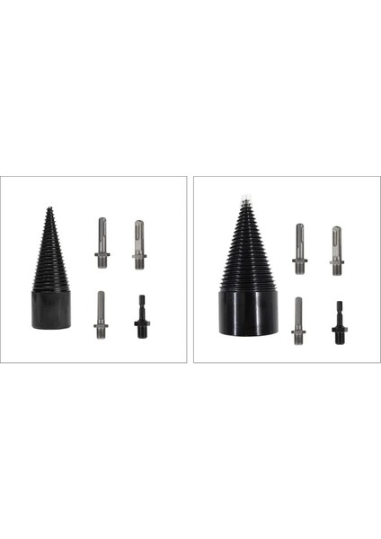 32MM Ahşap Kütük Yarıcı Yakacak Odun Matkap Ucu Ağır Hizmet Tipi Matkap Vidalı Koni Sürücü Ahşap Ayırıcı Vida Koni Çıra Kraker Dropshipping (Yurt Dışından)