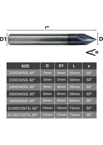 6mm Yükseltilmiş Pah Uçlu Değirmen Tungsten Çelik Yönlendirici Bit 60 Derece 3 Flüt Pah Uçlu Değirmen Takım Tezgahları Için Pah Kırma (Yurt Dışından) fırsatları