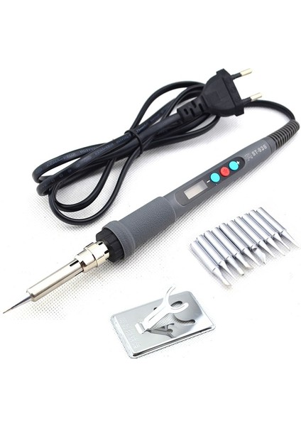 ST-936 ve 10 Uçlu 110V Cxg 936D LED Dijital Sabit Sıcaklık Ayarlanabilir Profesyonel Elektrikli Havya 220V 110V 60W Rework Kaynak Aracı (Yurt Dışından)