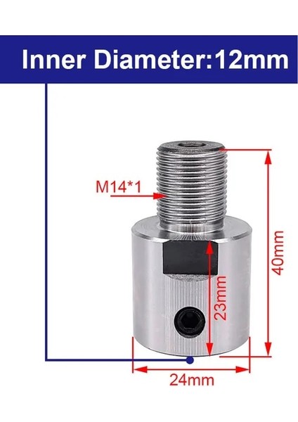 M14-12MM K01-50 Torna Aynası Üç Çene M14*1 Biyel K01-50/63/80, 03-50/63 Kendinden Merkezleme Mini Dıy Metal Ahşap Torna Araçları (Yurt Dışından)