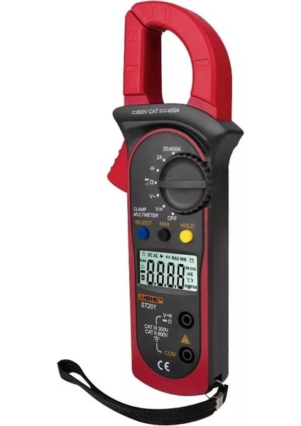 Mavi Aneng ST201 Dijital Pens Metre Kelepçe Multimetre 4000 Sayımlar Kelepçe Ampermetreler Güç Testi Otomotiv Ac / Dc Gerilim Akım Test Cihazı (Yurt Dışından) indirimleri