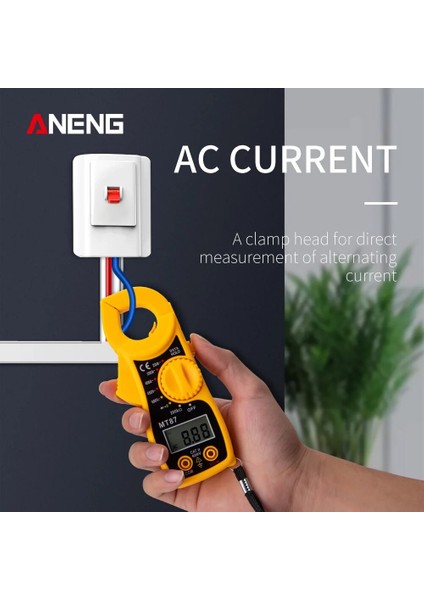 Kırmızı Aneng MT87 Dijital Kelepçe Multimetre 1999 Sayımlar Ac Amp Ampermetre Voltmetre Ncv Ohm Yüksek Hassasiyetli Test Cihazı Profesyonel Metre Testi (Yurt Dışından) modelleri